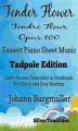 Okładka książki: Tender Flower Tendre Fleur Opus 100 Easiest Piano Sheet Music