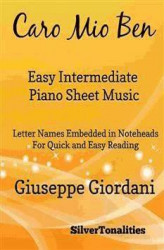 Okładka: Caro Mio Ben Easy Intermediate Piano Sheet Music