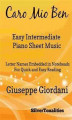Okładka książki: Caro Mio Ben Easy Intermediate Piano Sheet Music