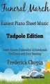 Okładka książki: Funeral March Easiest Piano Sheet Music Tadpole Edition