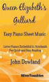 Okładka książki: Queen Elizabeth's Galliard Easy Piano Sheet Music