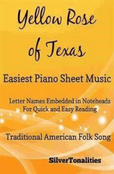 Okładka: Yellow Rose of Texas Easiest Piano Sheet Music