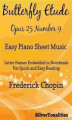 Okładka książki: Butterfly Etude Easy Piano Sheet Music