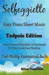 Okładka: Solfeggietto Easy Piano Sheet Music Tadpole Edition