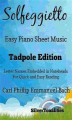 Okładka książki: Solfeggietto Easy Piano Sheet Music Tadpole Edition