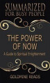 Okładka książki: The Power of Now - Summarized for Busy People