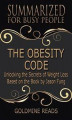 Okładka książki: The Obesity Code - Summarized for Busy People