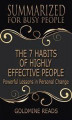 Okładka książki: The 7 Habits of Highly Effective People - Summarized for Busy People