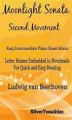 Okładka książki: Moonlight Sonata Second Movement Easy Intermediate Piano Sheet Music