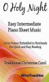 Okładka książki: O Holy Night Easy Intermediate Piano Sheet Music