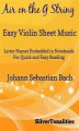 Okładka książki: Air on the G String Easy Violin Sheet Music