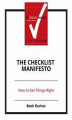 Okładka książki: The Checklist Manifesto