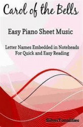 Okładka: Carol of the Bells Easy Piano Sheet Music