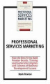 Okładka książki: Professional Services Marketing