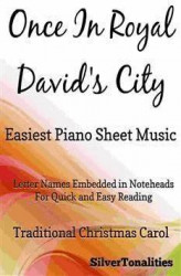 Okładka: Once in Royal David's City Easiest Piano Sheet Music