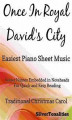 Okładka książki: Once in Royal David's City Easiest Piano Sheet Music