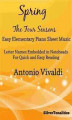 Okładka książki: Spring Four Seasons Easy Elementary Piano Sheet Music