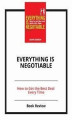 Okładka książki: Everything Is Negotiable