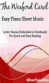 Okładka książki: The Wexford Carol Easy Piano Sheet Music