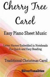 Okładka: The Cherry Tree Carol Easy Piano Sheet Music