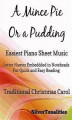 Okładka książki: A Mince Pie Or a Pudding Easiest Piano Sheet Music