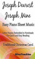 Okładka książki: Joseph Dearest Joseph Mine Easy Piano Sheet Music