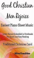 Okładka książki: Good Christian Men Rejoice Easiest Piano Sheet Music