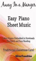 Okładka książki: Away In a Manger Easy Piano Sheet Music