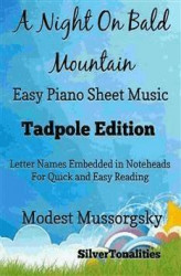 Okładka: A Night On Bald Mountain Easy Piano Sheet Music Tadpole Edition