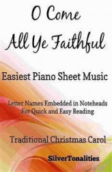 Okładka: O Come All Ye Faithful Easiest Piano Sheet Music