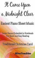 Okładka książki: It Came Upon a Midnight Clear Easiest Piano Sheet Music