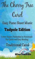 Okładka książki: The Cherry Tree Carol Easy Piano Sheet Music Tadpole Edition