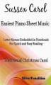 Okładka książki: Sussex Carol Easiest Piano Sheet Music