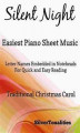 Okładka książki: Silent Night Easiest Piano Sheet Music