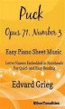Okładka książki: Puck Opus 71 Number 3 Easy Piano Sheet Music