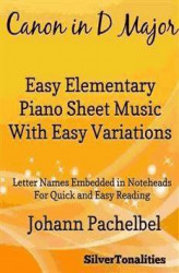 Okładka: Canon in D Major Elementary Piano With Easy Variations Sheet Music