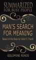 Okładka książki: Man’s Search for Meaning - Summarized for Busy People