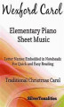 Okładka książki: Wexford Carol Elementary Piano Sheet Music