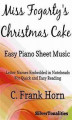 Okładka książki: Miss Fogarty's Christmas Cake Easy Piano Sheet Music