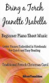 Okładka książki: Bring a Torch Jeanette Isabella Beginner Piano Sheet Music