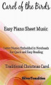 Okładka książki: Carol of the Birds Easy Piano Sheet Music