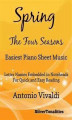 Okładka książki: Spring the Four Seasons Easiest Piano Sheet Music