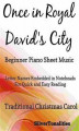 Okładka książki: Once in Royal David's City Beginner Piano Sheet Music