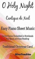 Okładka książki: O Holy Night Easy Piano Sheet Music
