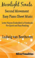 Okładka książki: Moonlight Sonata Second Movement Easy Piano Sheet Music