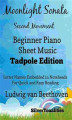 Okładka książki: Moonlight Sonata Second Movement Beginner Piano Sheet Music Tadpole Edition