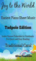 Okładka książki: Joy to the World Easy Piano Sheet Music Tadpole Edition