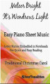 Okładka książki: A Meteor Bright It's Wondrous Light Easy Piano Sheet Music
