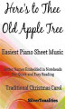 Okładka książki: Here's to Thee Old Apple Tree Easy Piano Sheet Music