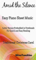 Okładka książki: Amid the Silence Easy Piano Sheet Music